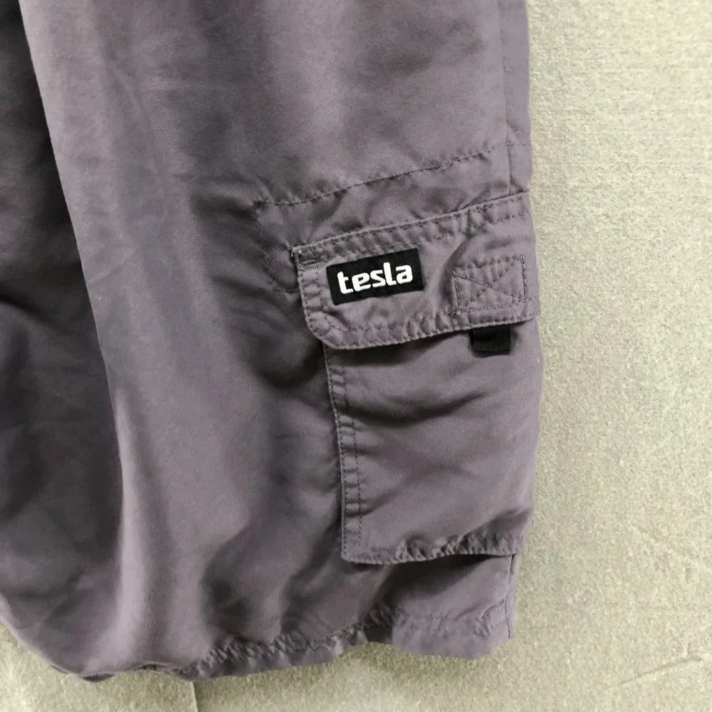 Tesla Swim Trunks Mens S Gray‎ Lined 9